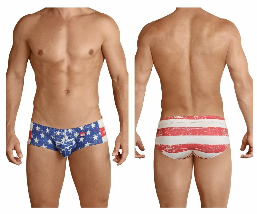 SALE - Mens USA Flag Anatomic Bikini Briefs