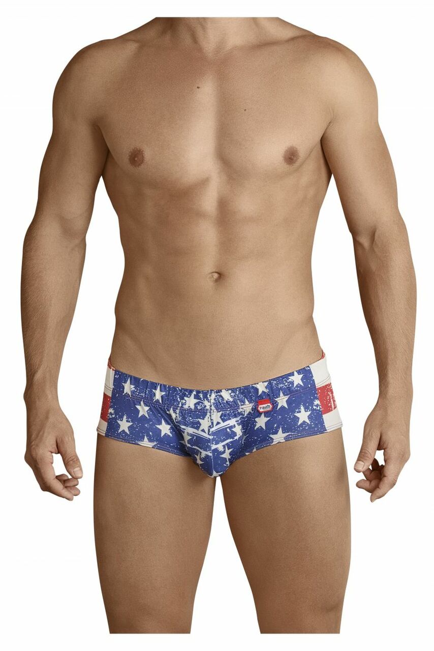 SALE - Mens USA Flag Anatomic Bikini Briefs