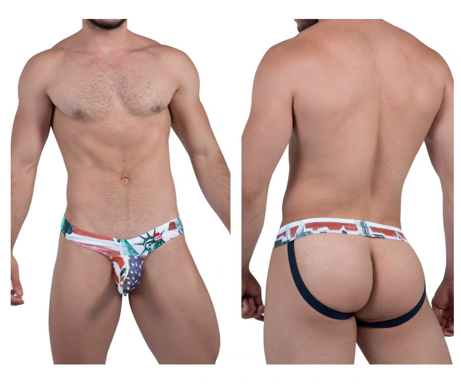 Pikante 9300 Freedom Castro Jockstrap White USA