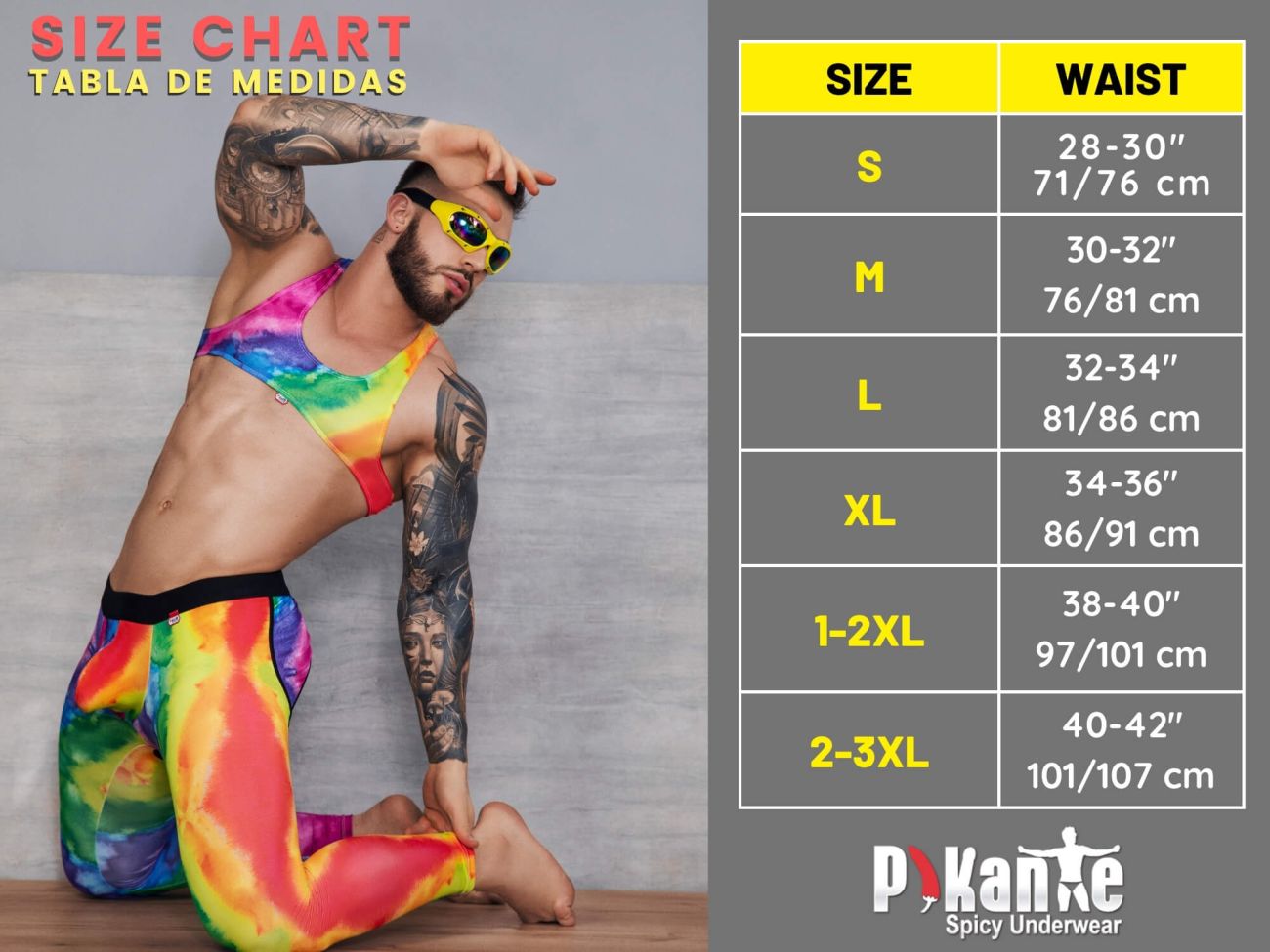 Pikante 1263 Ultra Athletic Pants Rainbow