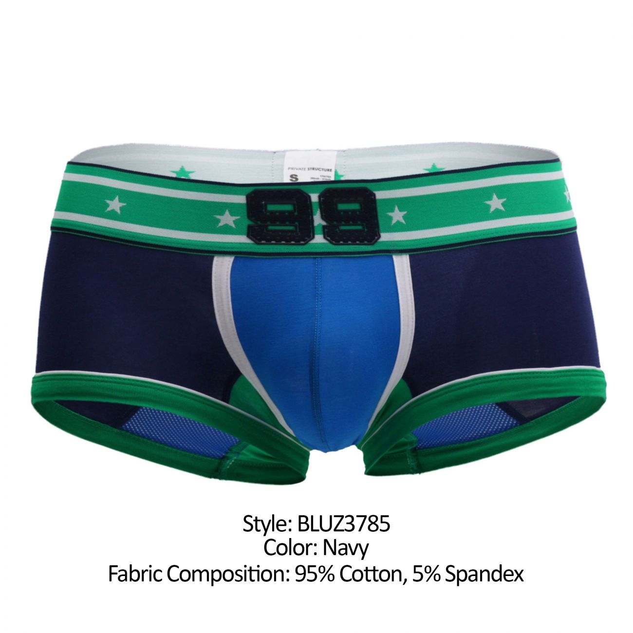 Private Structure BLUZ3785 beFIT Player Trunk