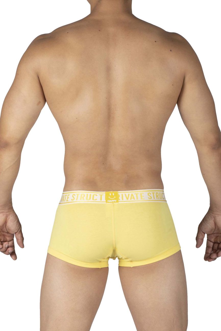 Private Structure EPUT4386 2PK Mid Waist Trunks Yellow and Blue
