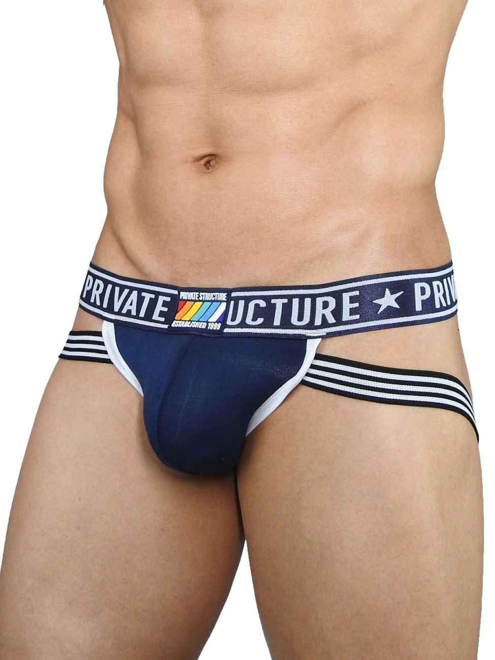 Private Structure EPUY4004 Pride Jockstraps Uniform Navy