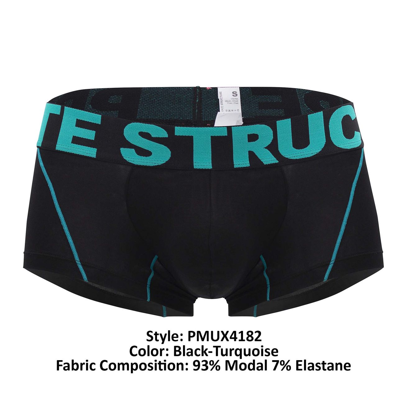 Private Structure PMUX4182 Modality Trunks Black Turquoise