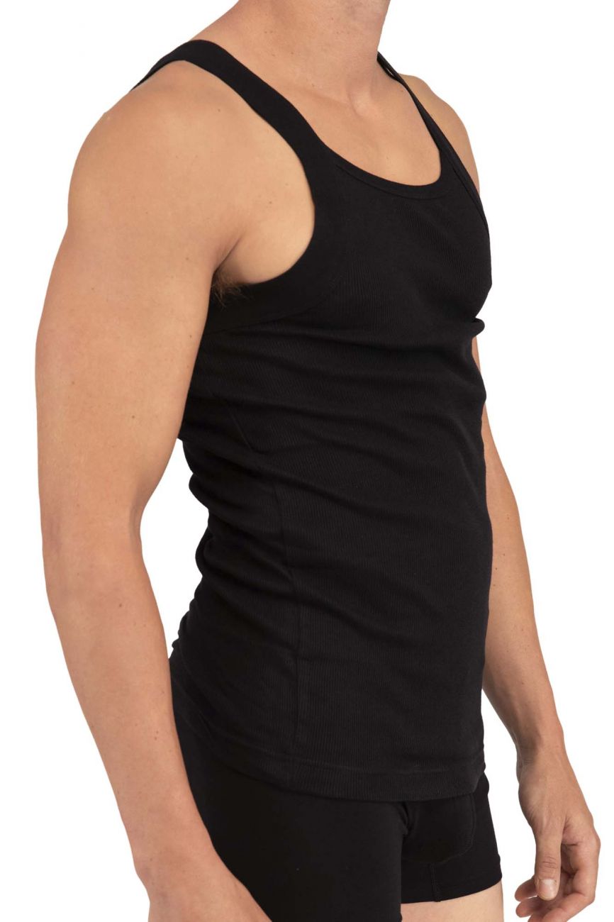 Rico 250503 3PK Modern Tank Top Black