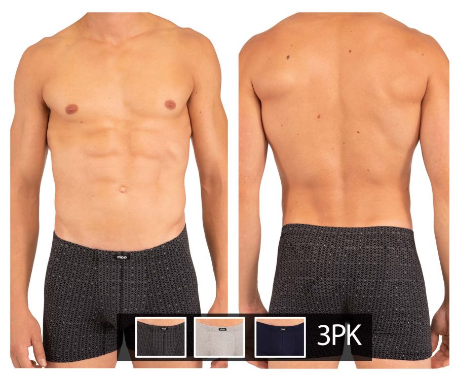 Rico 250709 3PK Stripes Boxer Briefs