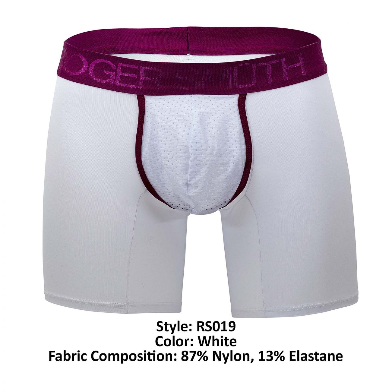 Roger Smuth RS019 Boxer Briefs White