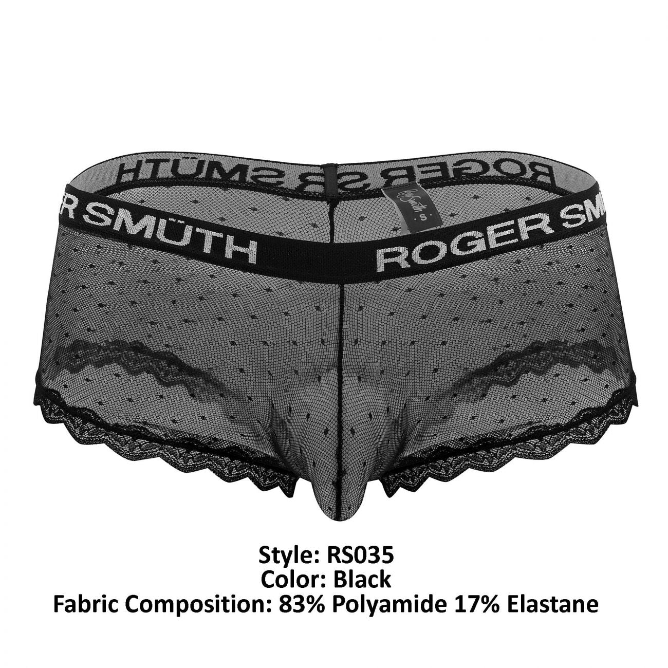 Roger Smuth RS035 Transparent Trunks Black