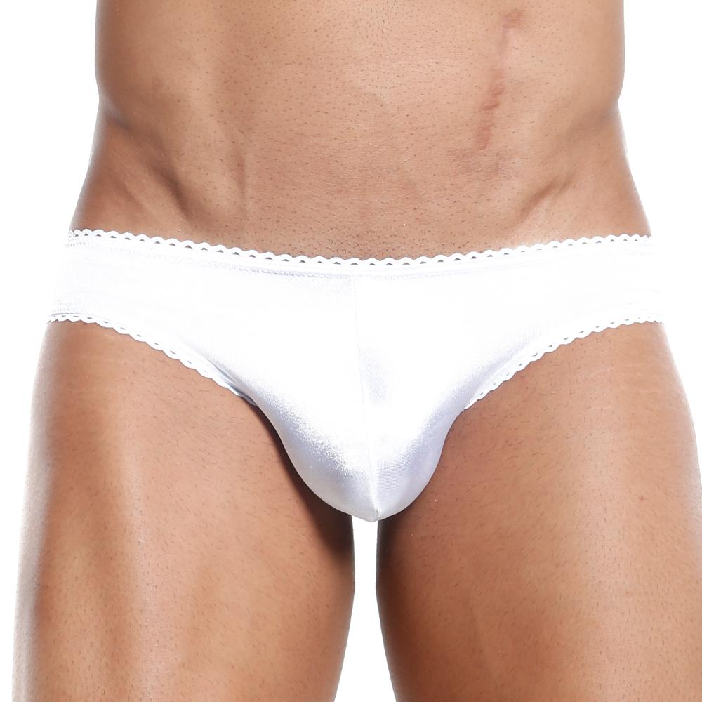 Mens Sexy Secret Male Slip Bikini White