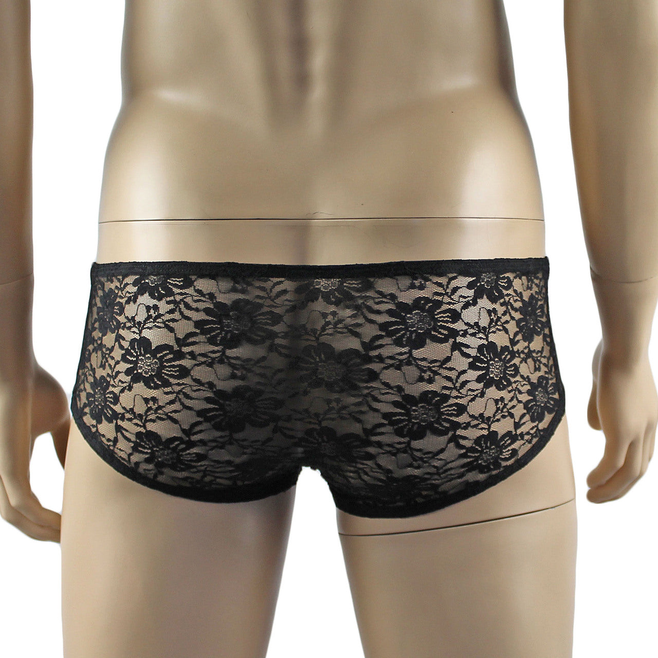 Mens Lingerie Stretch Lace  Male Panty Bikini Brief (black plus other colours)