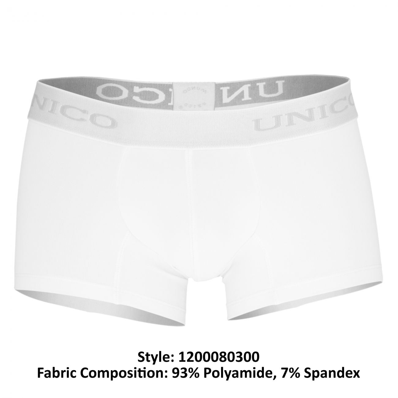Unico 1200080300 Boxer Briefs Cristalino White