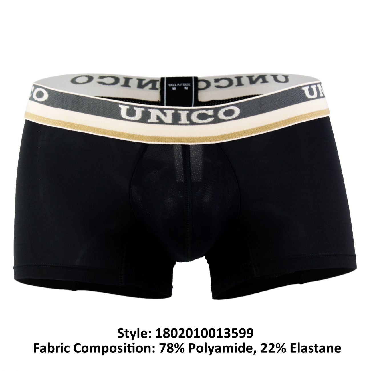 Unico 1802010013599 Boxer Briefs Visionario Black