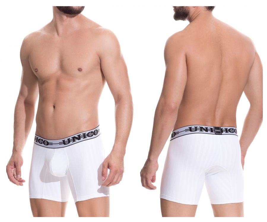 Unico 1802010021000 Boxer Briefs Mantra White