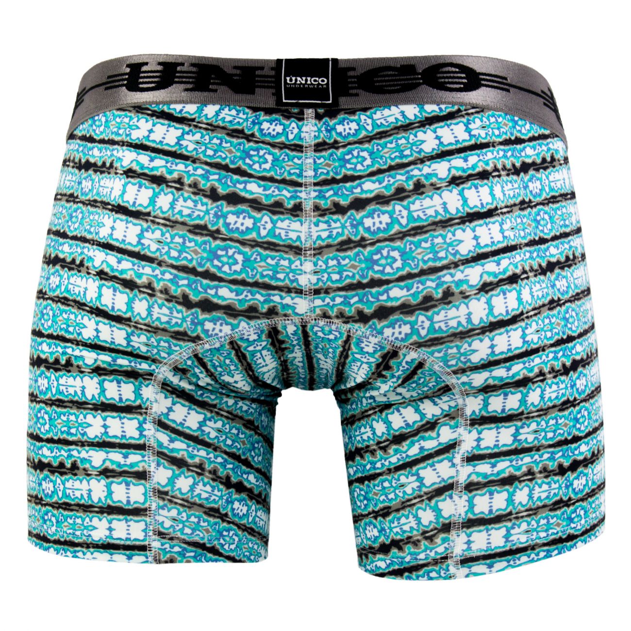 Unico 1802010025146 Boxer Briefs Track Blue Printed