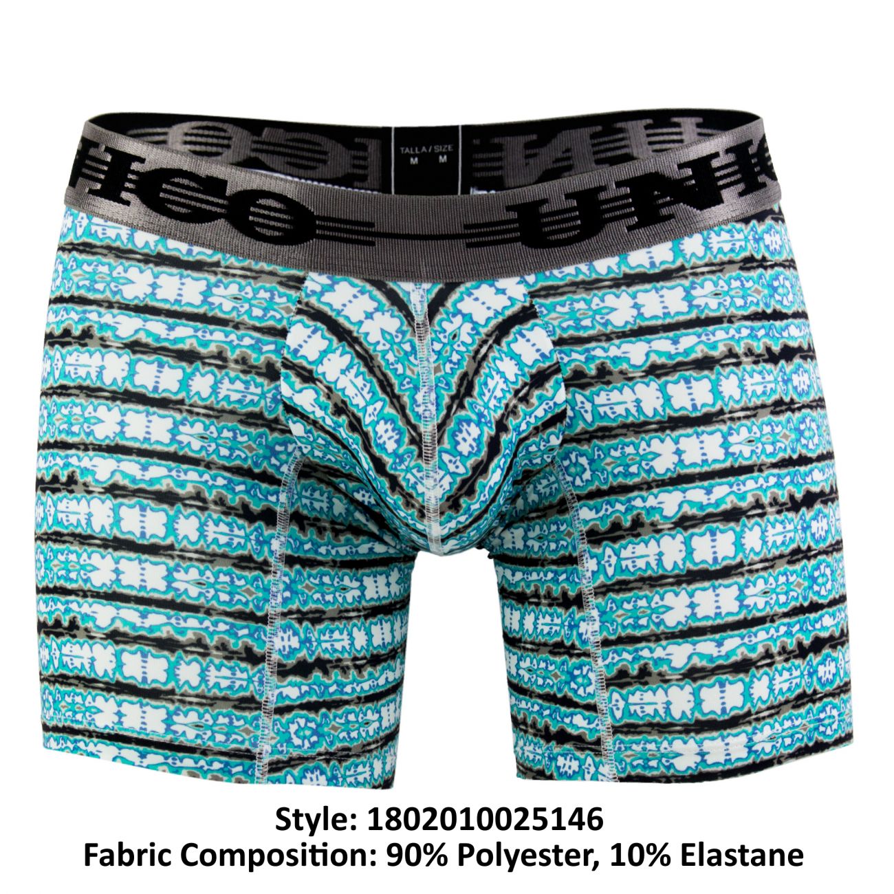 Unico 1802010025146 Boxer Briefs Track Blue Printed