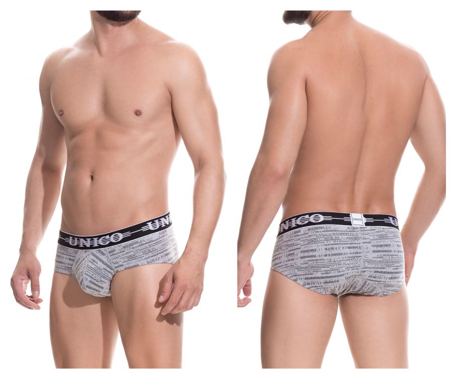 Unico 1802020111459 Briefs Smart Gray Printed