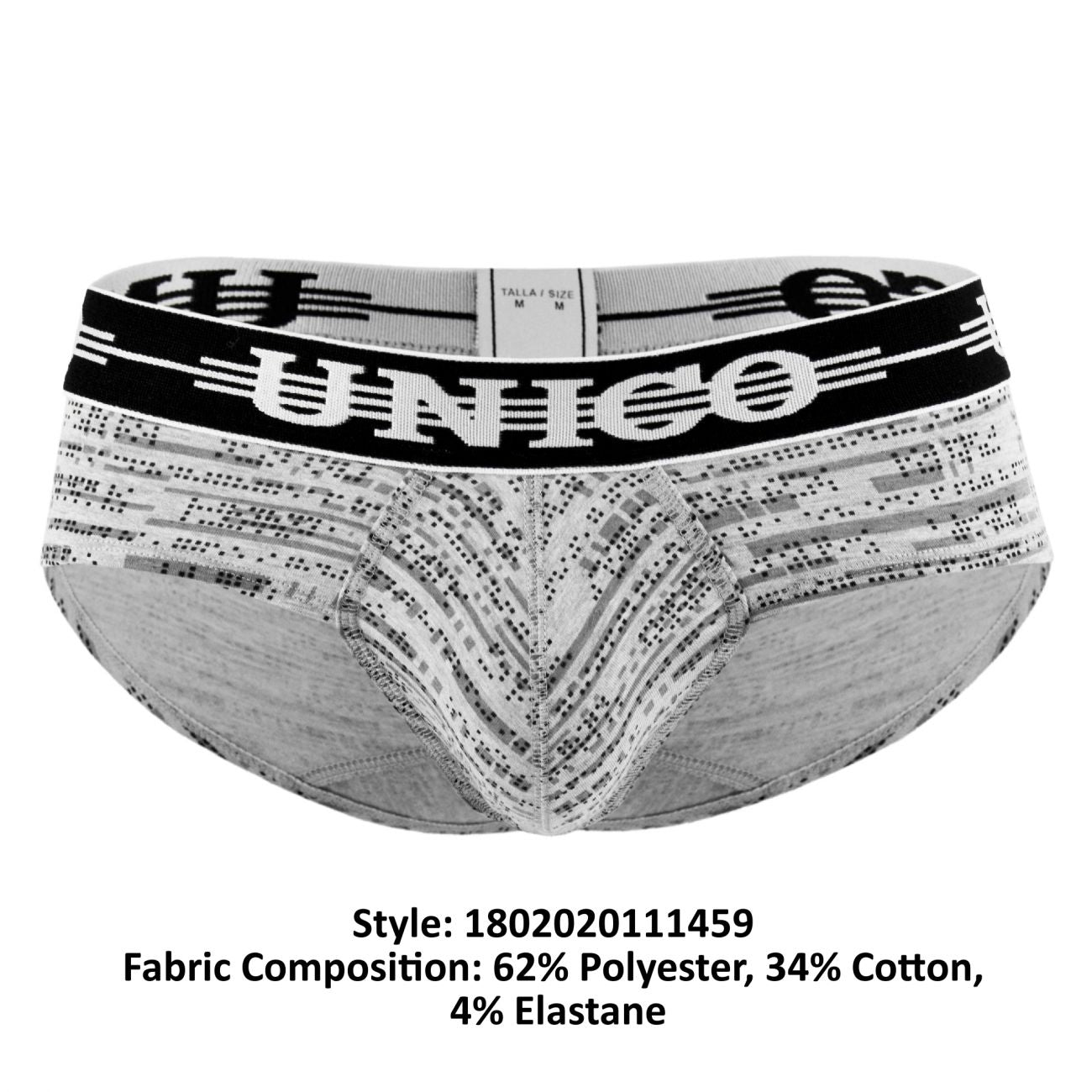 Unico 1802020111459 Briefs Smart Gray Printed