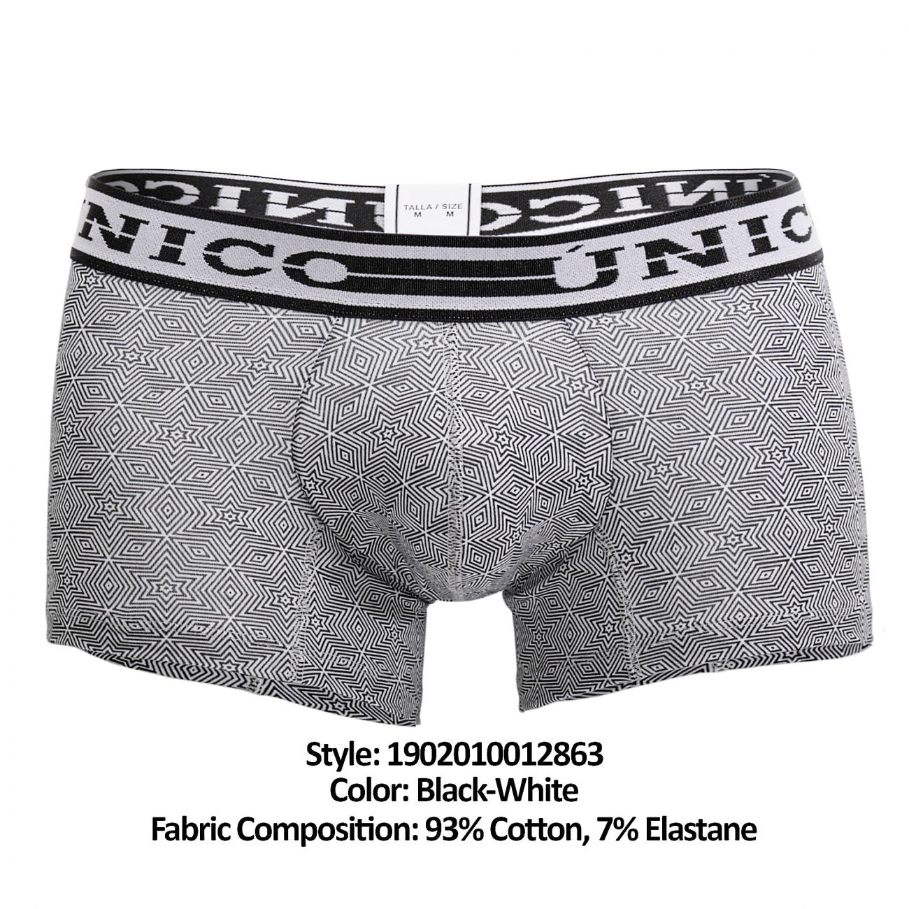 Unico 1902010012863 Trunks Techne Black-White