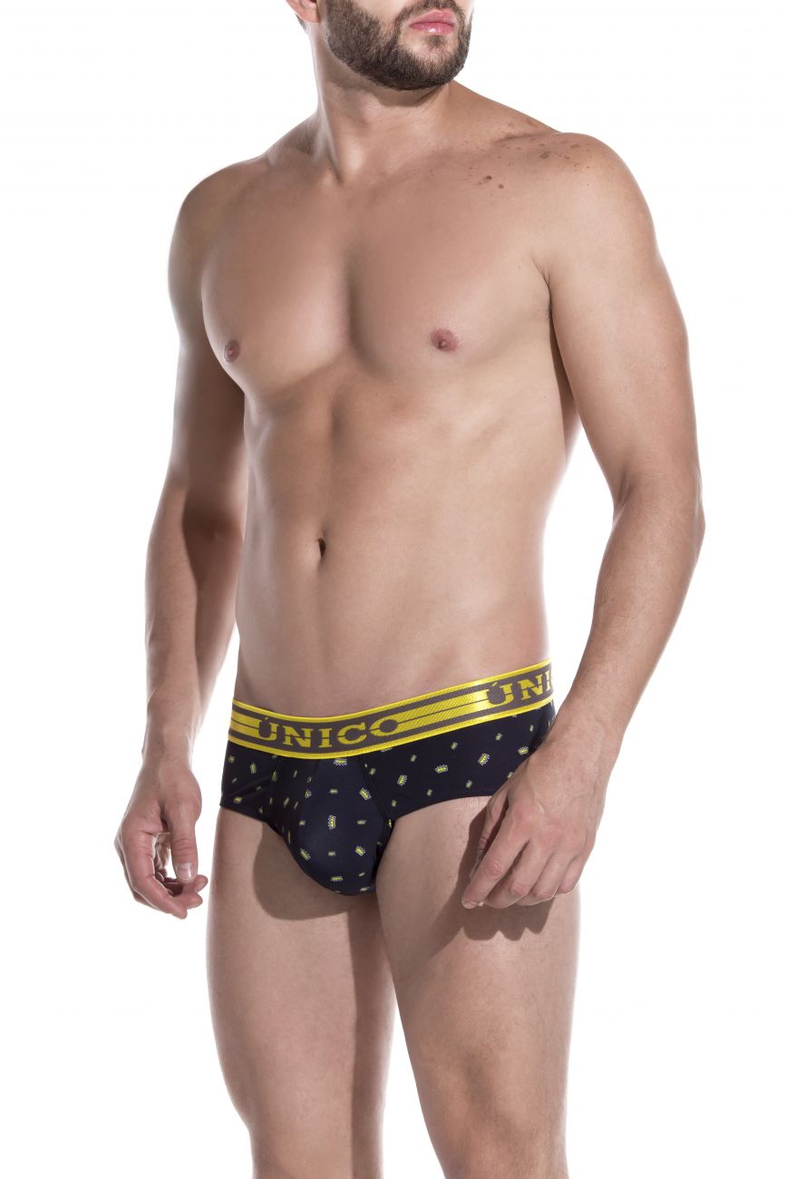 Unico 1902020113299 Briefs Unexpected Black Printed