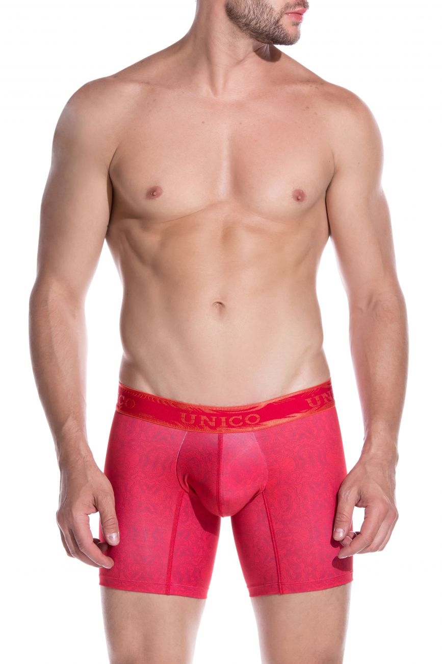 Unico 1906010022989 Boxer Briefs Agaba Red