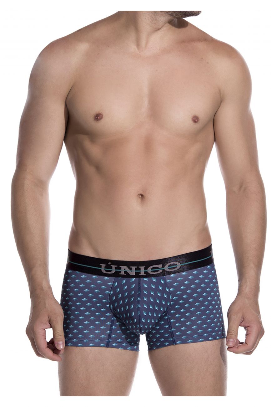 Unico 1907010013629 Trunks Agata Blue Printed