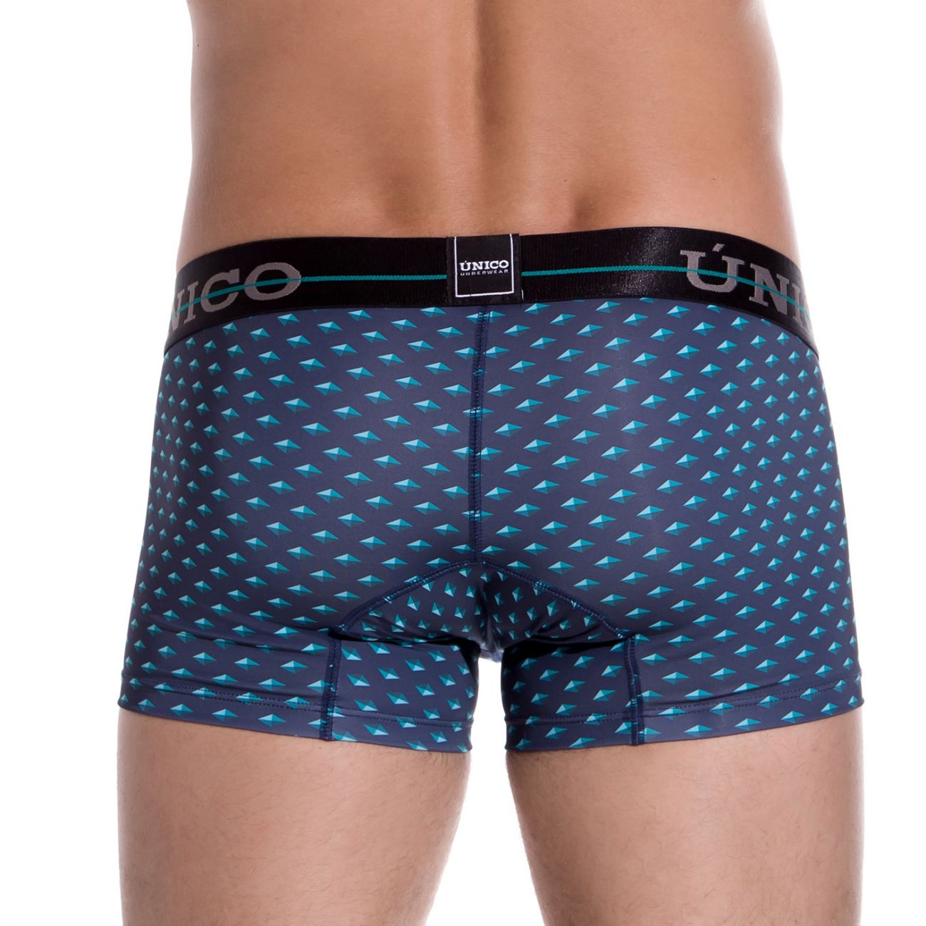 Unico 1907010013629 Trunks Agata Blue Printed