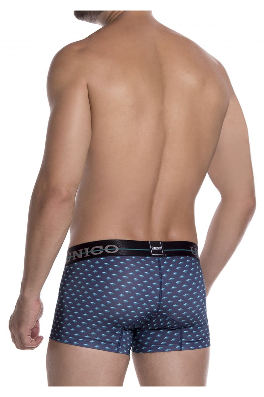 Unico 1907010013629 Trunks Agata Blue Printed
