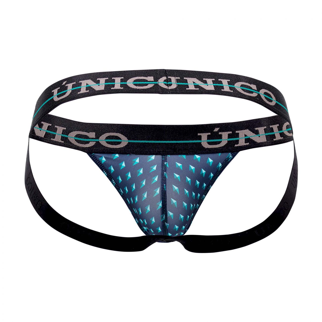 Unico 1907030123629 Jockstrap Agata Blue Printed