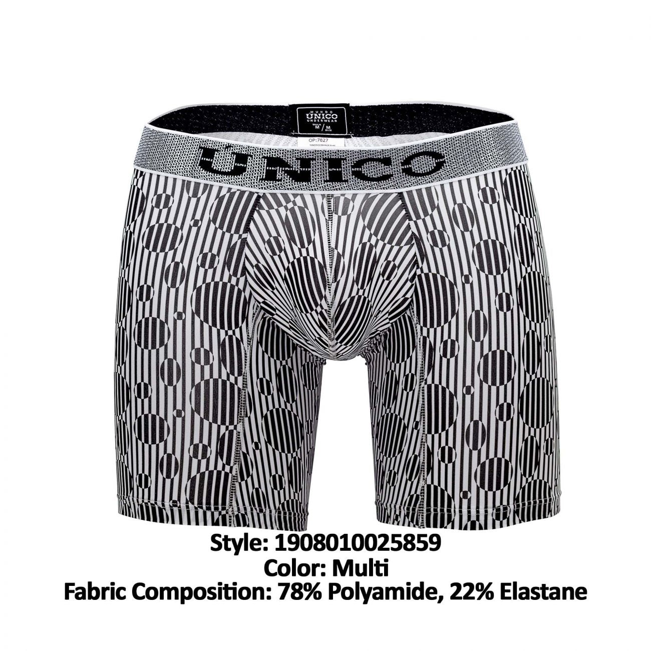 Unico 1908010025859 Boxer Briefs Grafito Multi