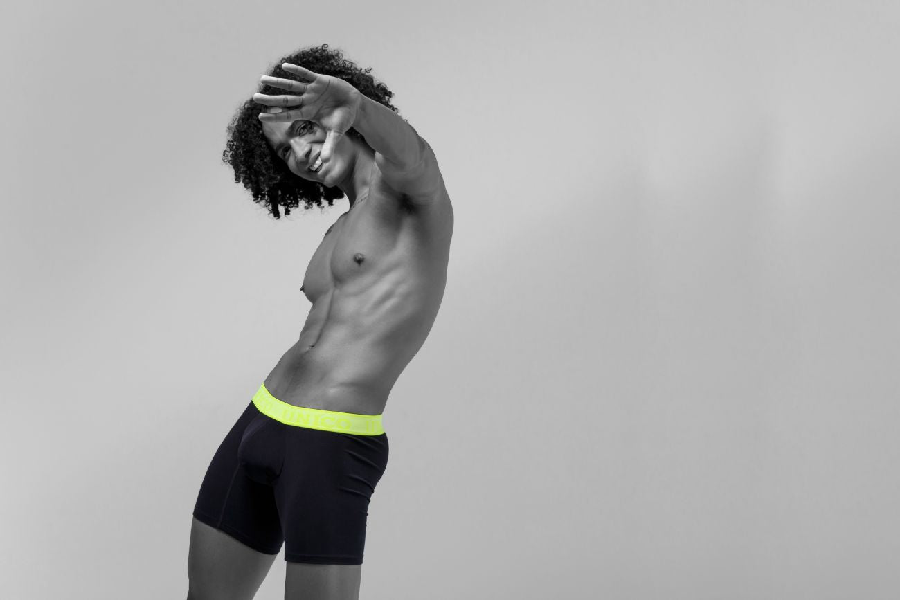 Unico 19160100211 COLORS Captacion Boxer Briefs Black