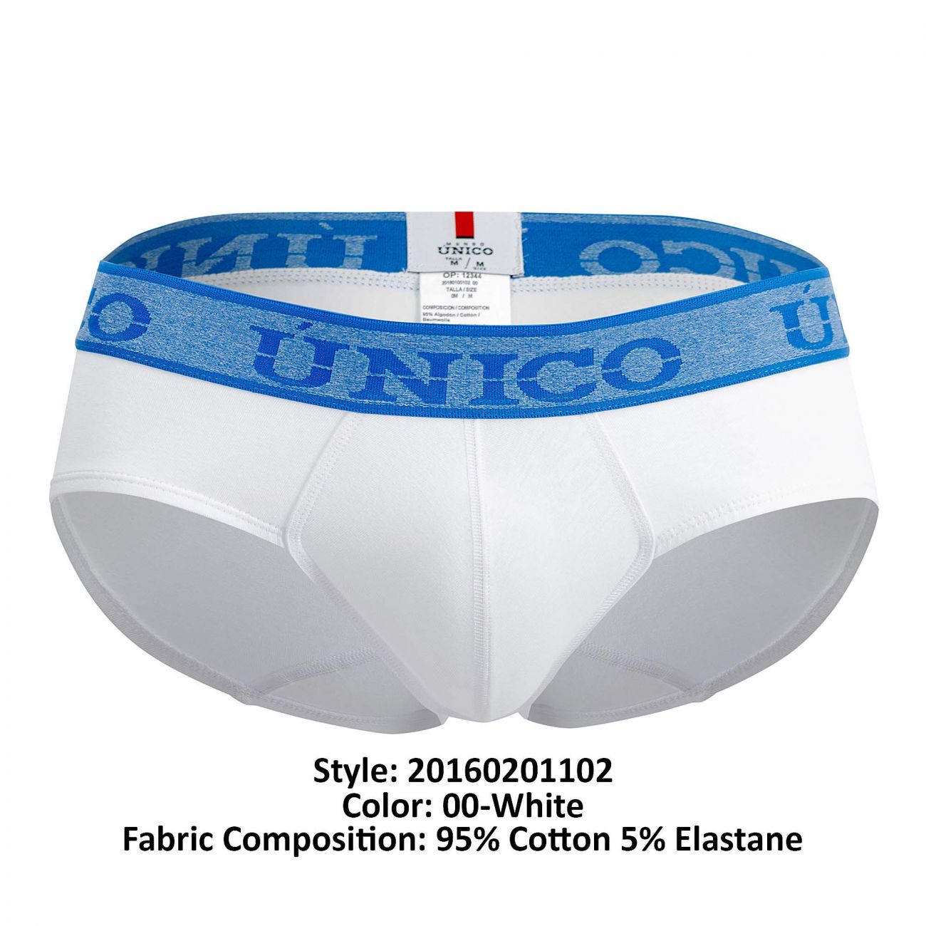 Unico 20160201102 Enchanted Briefs White