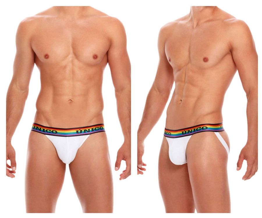 Unico 21050301201 Love Wins Jockstrap White