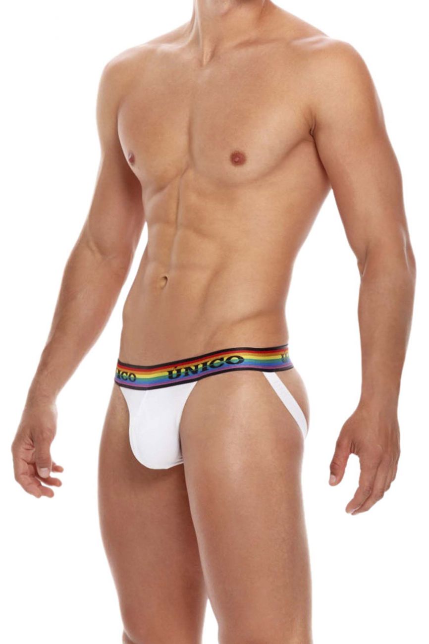 Unico 21050301201 Love Wins Jockstrap White