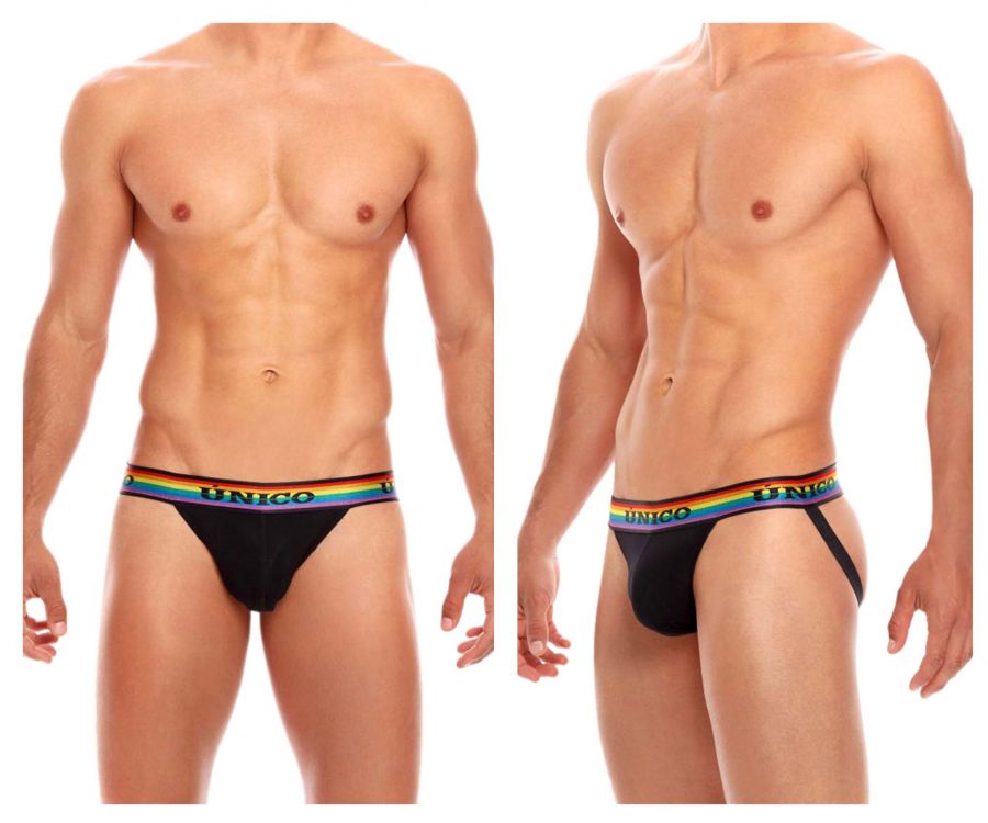 Unico 21050301202 Love Wins Jockstrap Black