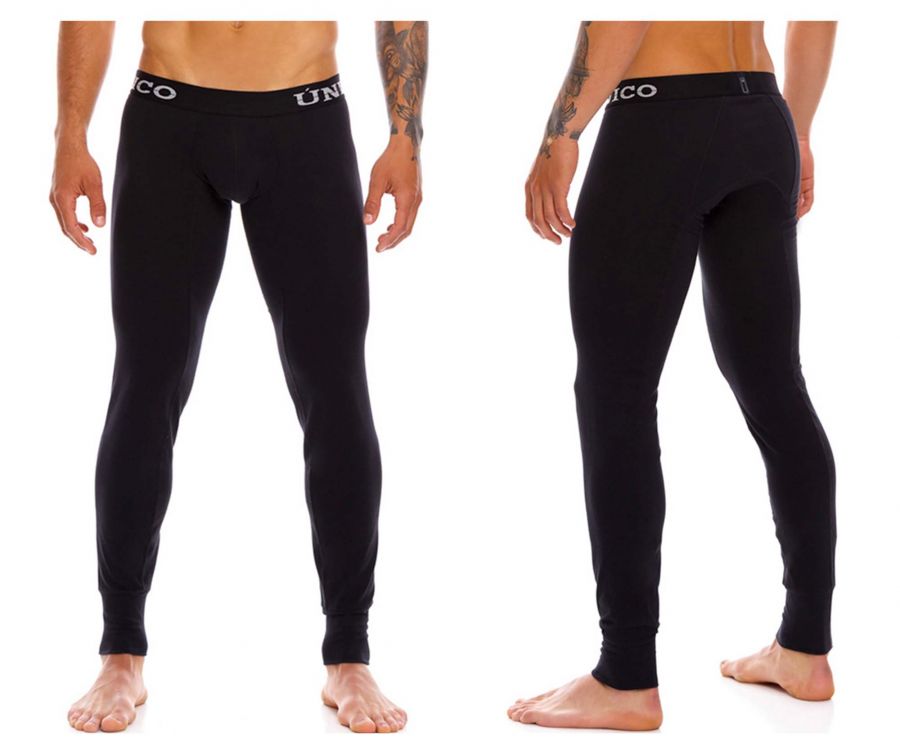 Unico 21062100502 Cold Mountain Long Johns Black