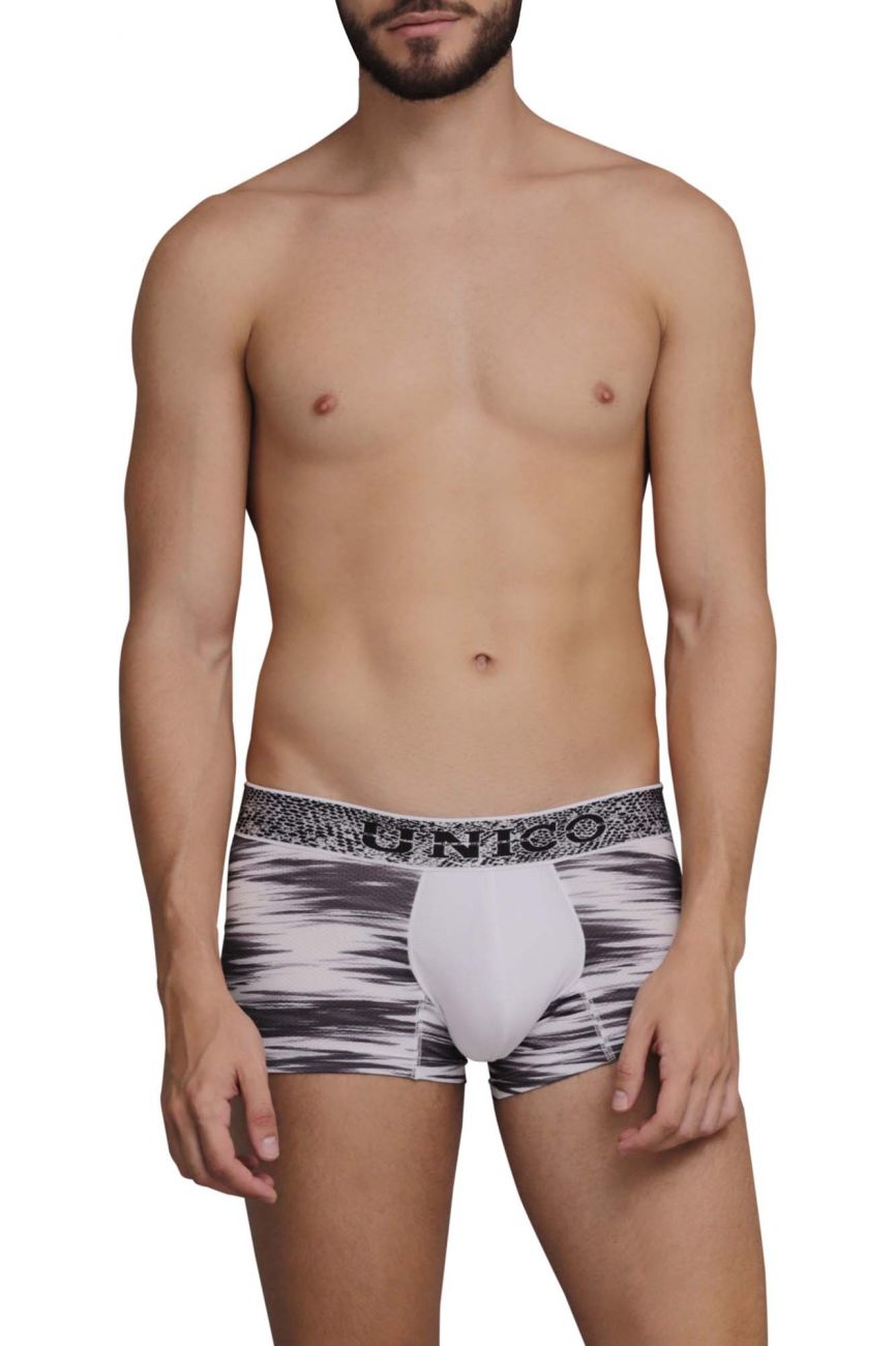 Unico 21070100103 Felt Trunks White Printed