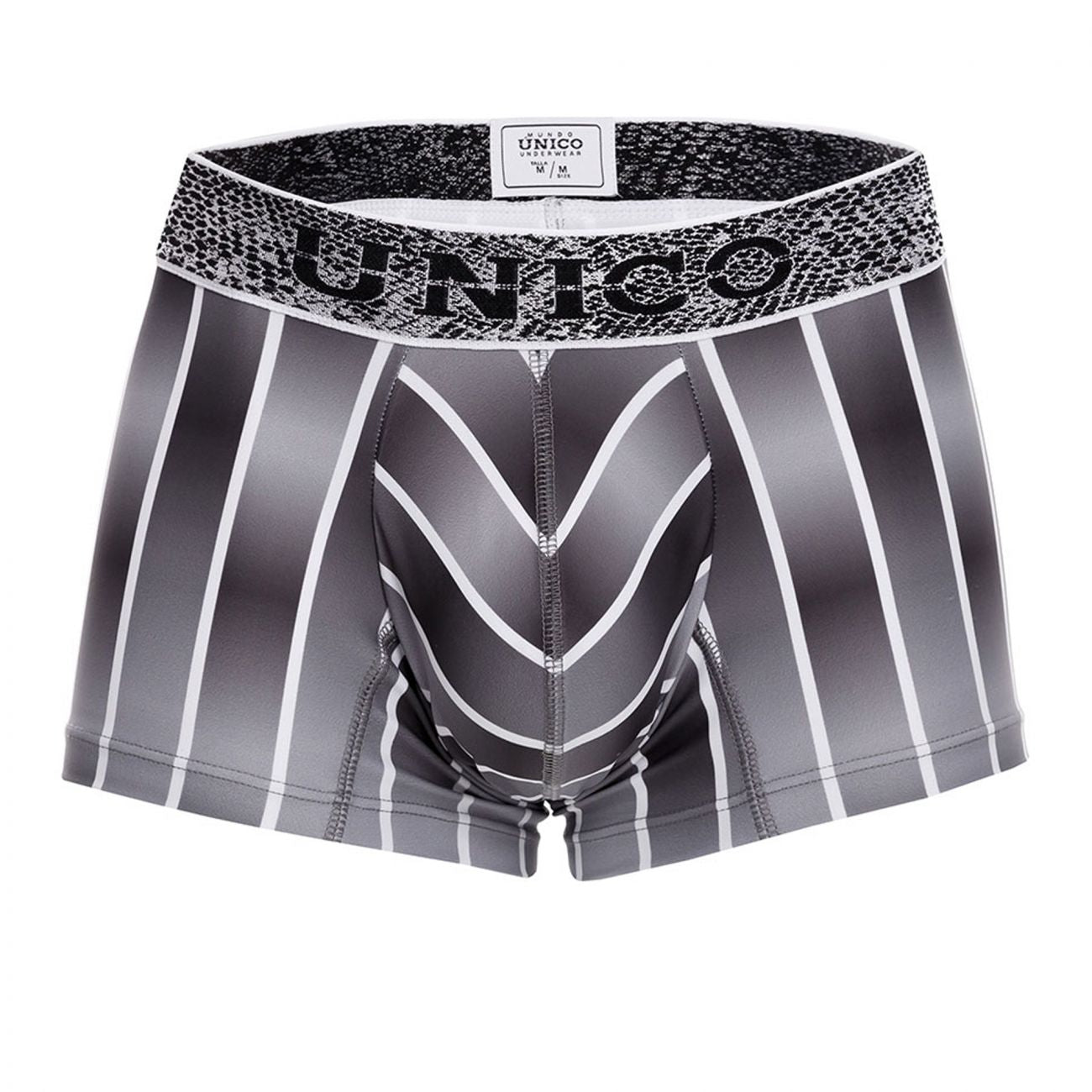 Unico 21070100121 Stripy Trunks Gray Printed