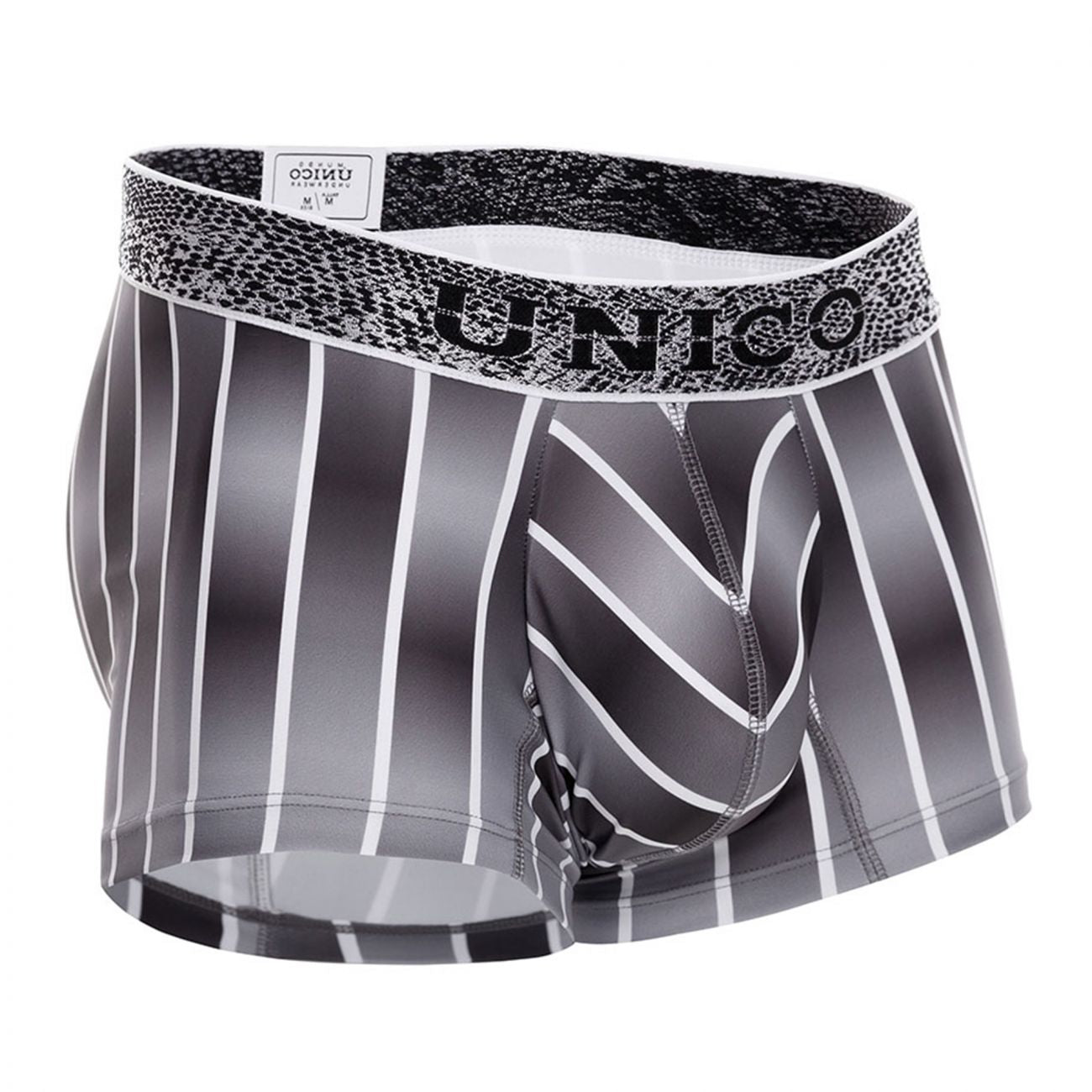 Unico 21070100121 Stripy Trunks Gray Printed