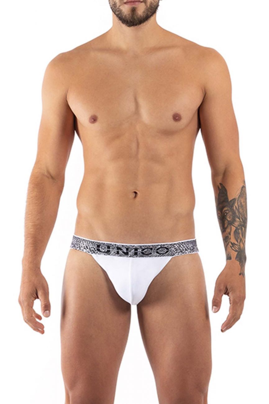 Unico 21070301203 Felt Jockstrap White