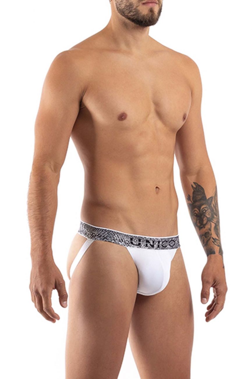 Unico 21070301203 Felt Jockstrap White