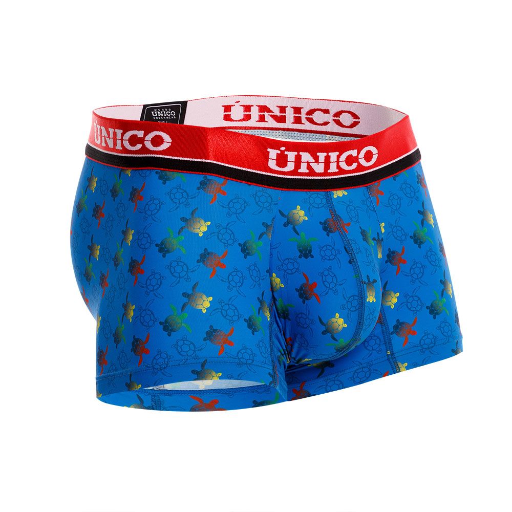 Unico 21100100103 Marine Trutles Trunks Blue Printed