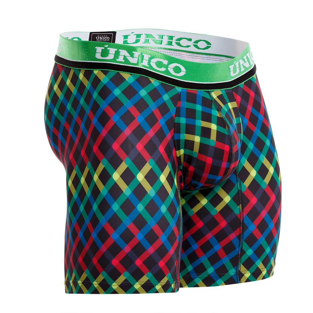 Unico 21100100211 Color-X Boxer Briefs Green Mutli