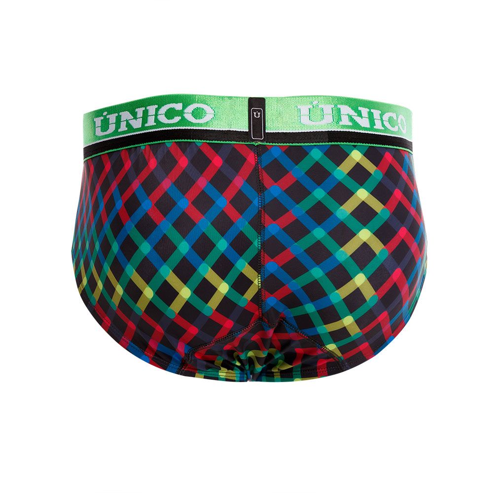 Unico 21100201111 Color-X Briefs Green Multi
