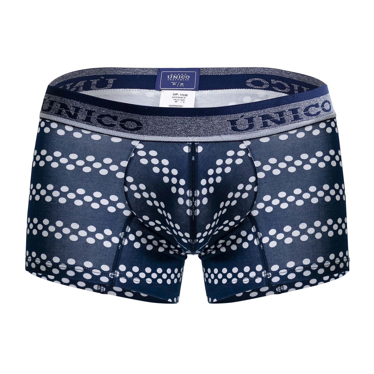 Unico 22010100106 Cristales Trunks Blue Printed