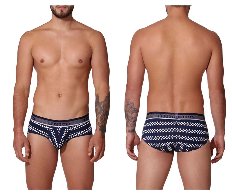 Unico 22010201106 Cristales Briefs Blue Printed