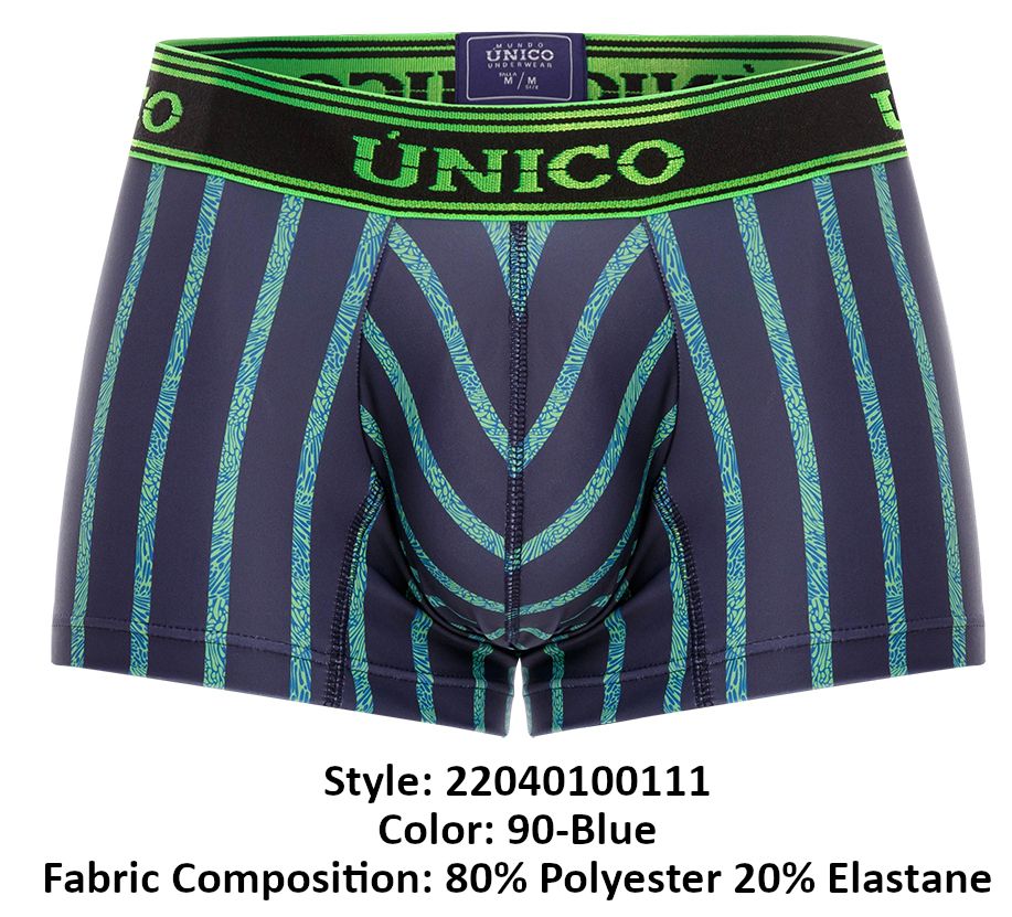 Unico 22040100111 Araucaria Trunks Blue Printed