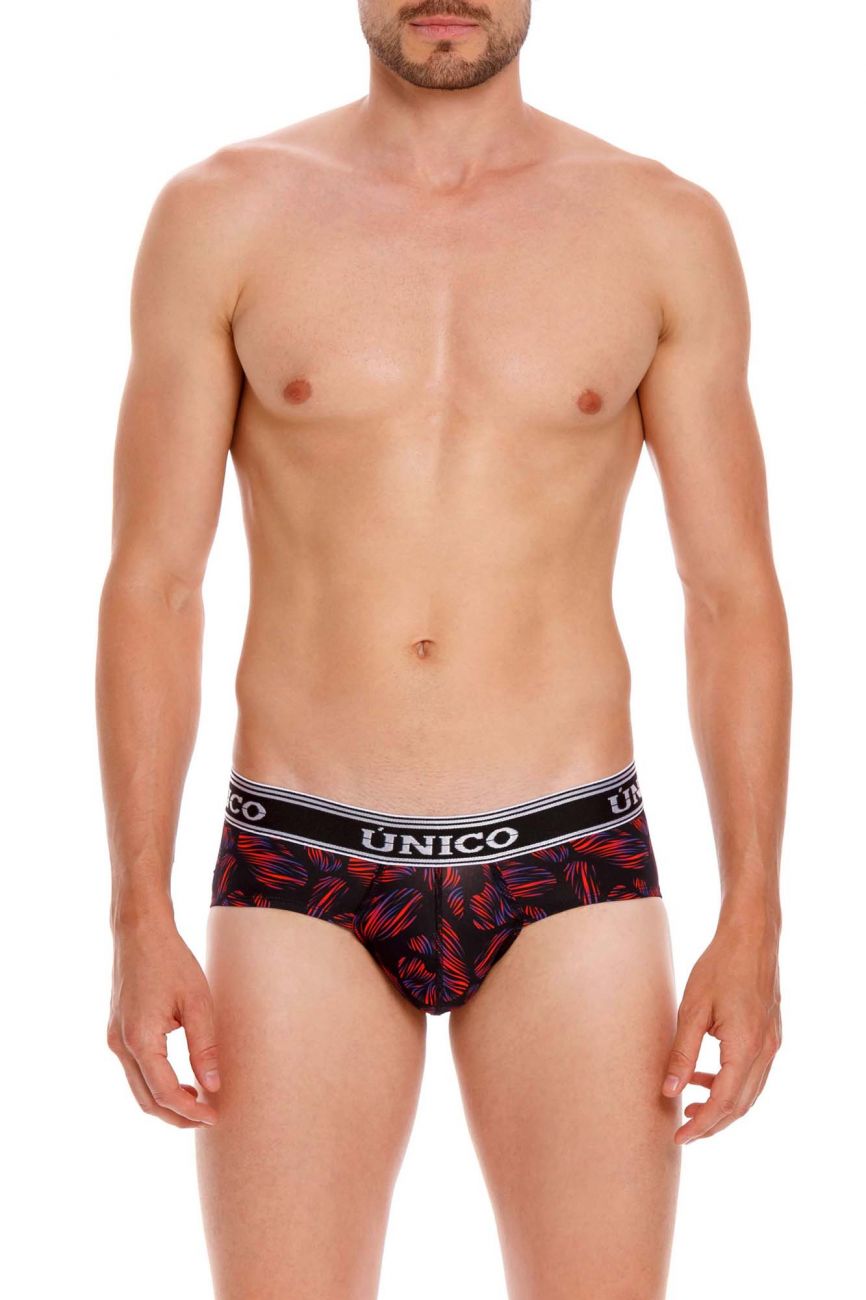 Unico 22040201104 Achinato Briefs Red Printed