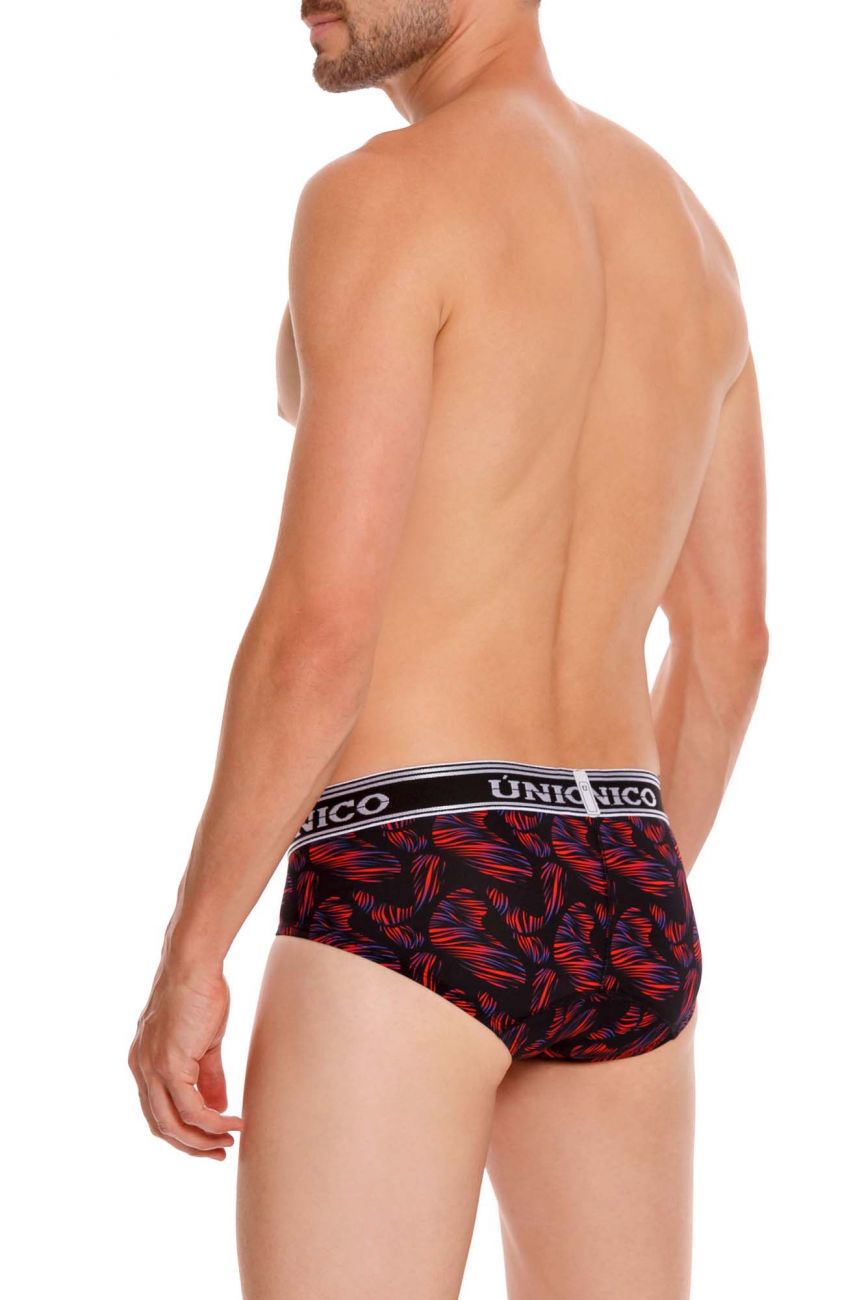 Unico 22040201104 Achinato Briefs Red Printed