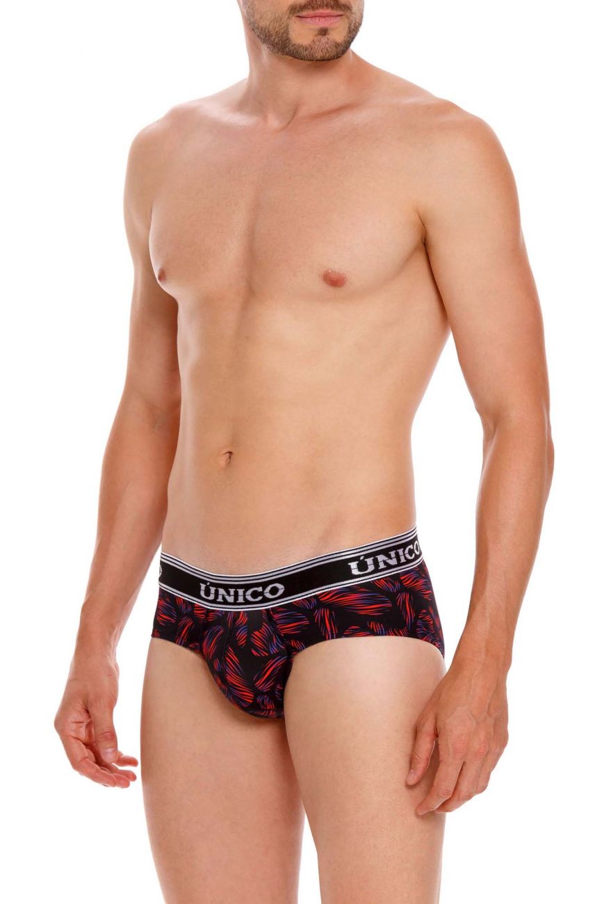 Unico 22040201104 Achinato Briefs Red Printed