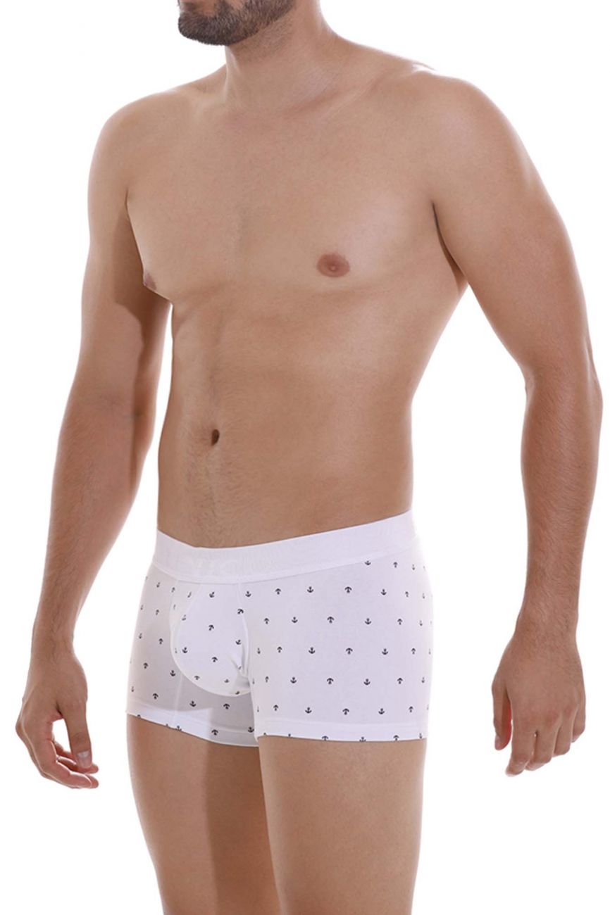 Unico 22110100101 Naviero Trunks White Plus Sizes